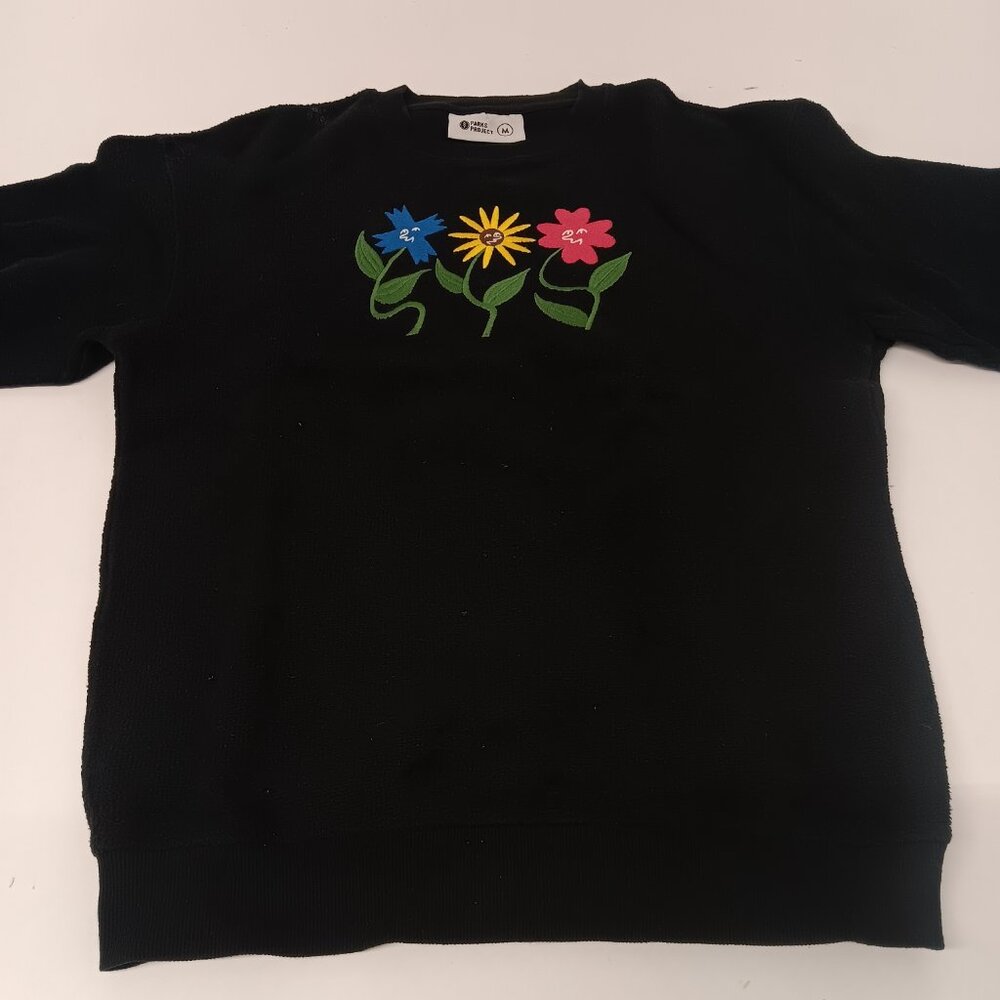 Parks Project UO Exclusive Flower Friends Crew Neck Sweatshirt - Medium